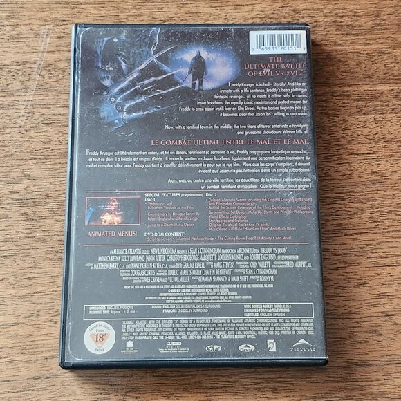 Freddy Vs Jason New Line Platinum DVD's Complete - Picture 5 of 5